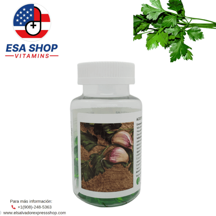 ACEITE DE AJO+PEREJIL  X 100 CAPSULAS