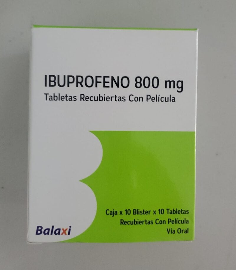 IBUPROFEN 800MG X 100 TABLETS EL SALVADOR EXPRESS SHOP