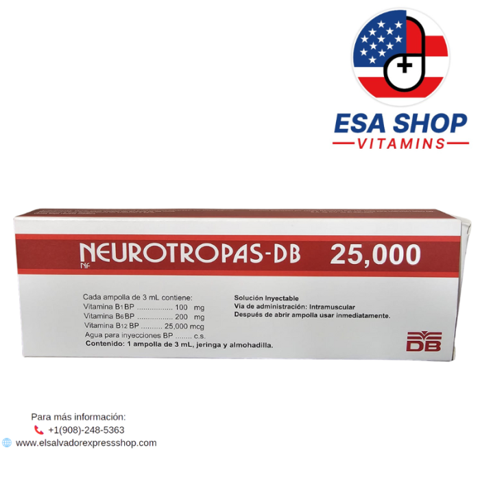 NEUROTROPAS 25000 INJECTION - Image 2