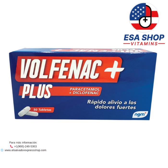 VOLFENAC PLUS X 50 TABLETAS