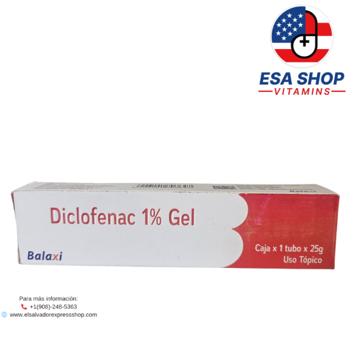 DICLOFENAC 1% GEL X 1 TUBO 25 G