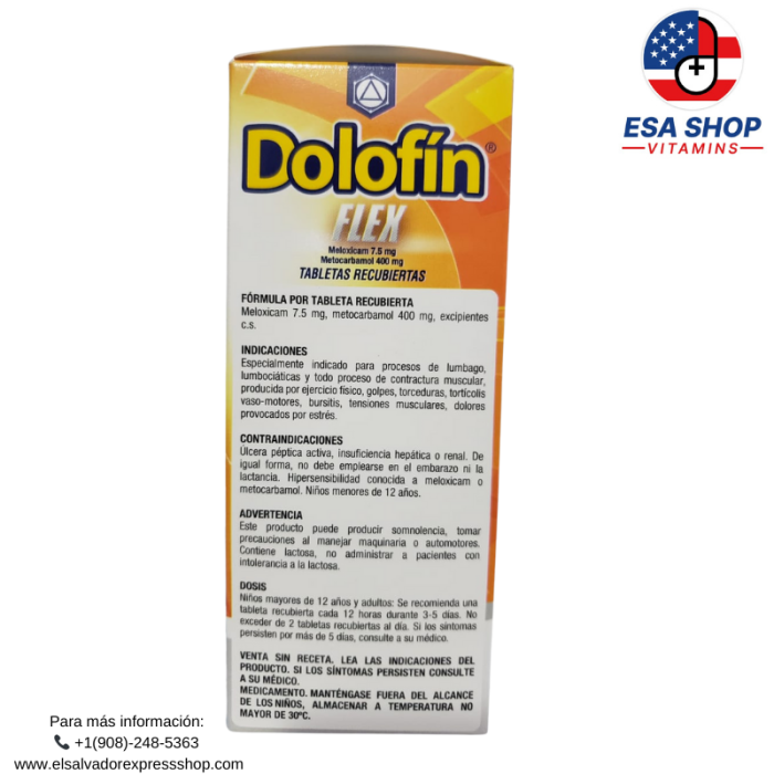 DOLOFIN FLEX X 50 TABLETAS - Imagen 2