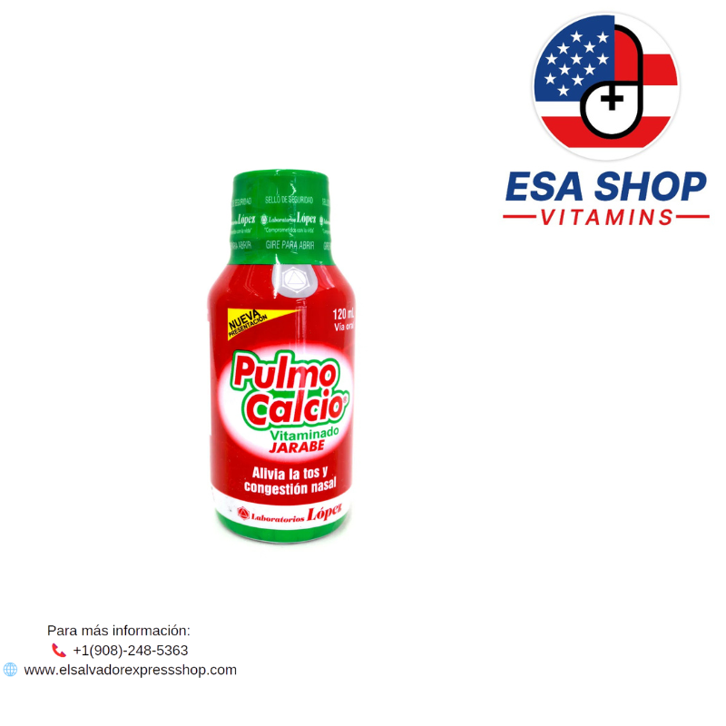 PULMO CALCIO VITAMINADO JARABE 120 ML