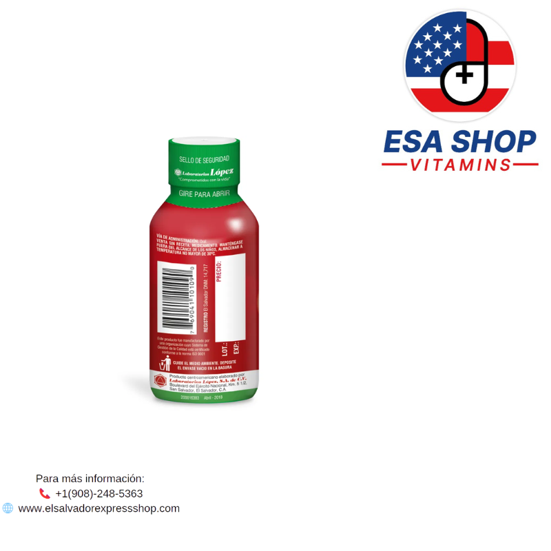 PULMO CALCIO VITAMINADO JARABE 120 ML - Imagen 3