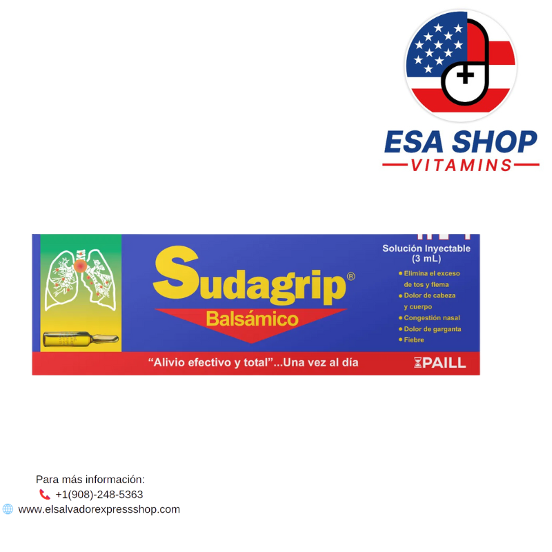 SUDAGRIP BALSÁMICO SOLUCIÓN INYECTABLE – 3 ML