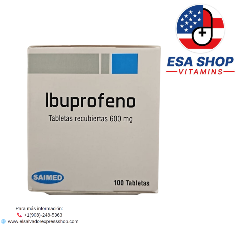IBUPROFENO 600 MG – 100 TABLETAS