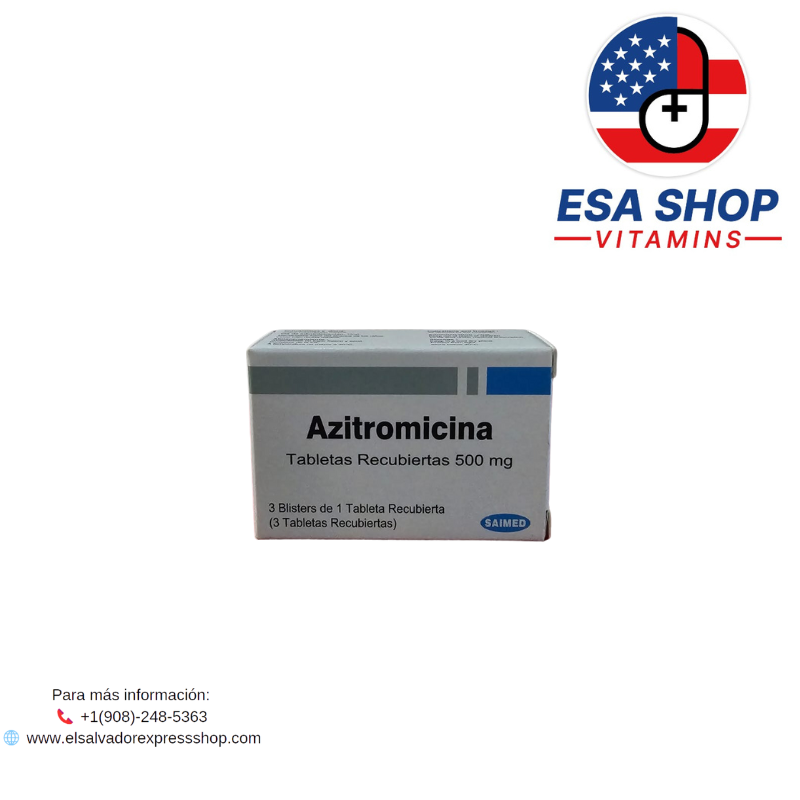 AZITROMICINA 500 MG X 3 TABLETAS