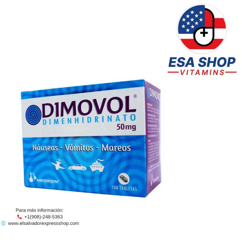 DIMOVOL 50 MG – 100 TABLETAS