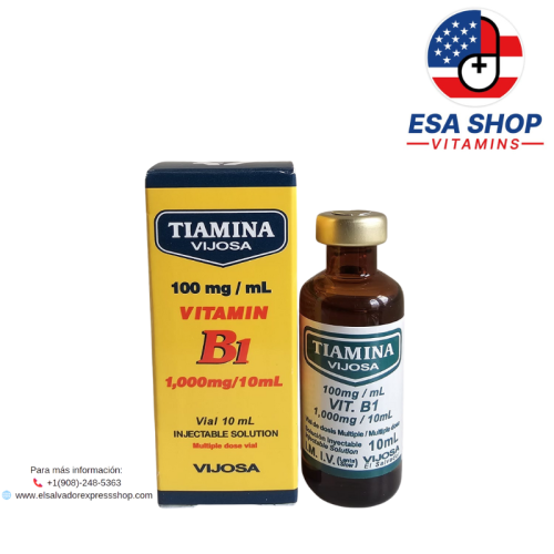 TIAMINA VITAMINA B1 – VIAL 10 ML INYECTABLE