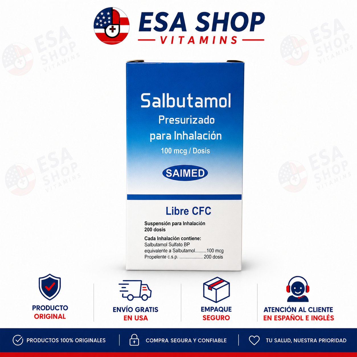 SALBUTAMOL 100 MCG X 200 DOSIS
