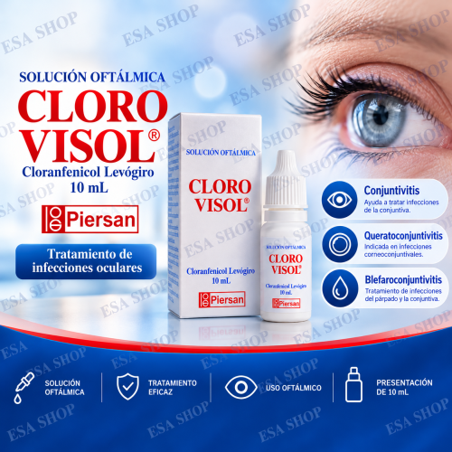 CLOROVISOL CLORANFENICOL SOLUCIÓN OFTÁLMICA 10 ML