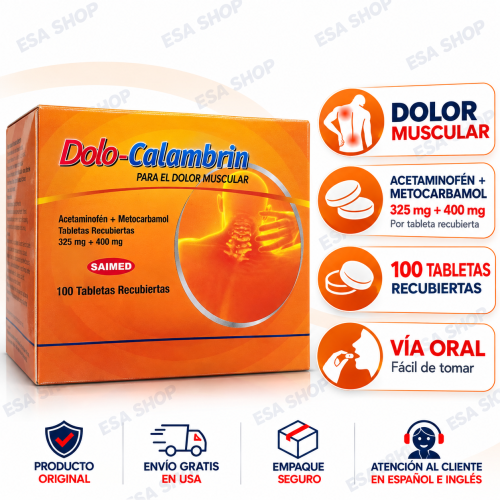 DOLOCALAMBRIN X 100 TABLETAS